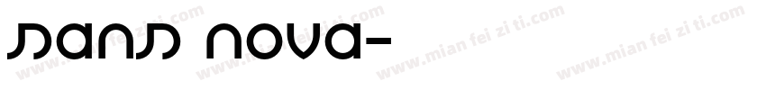 Sans nova字体转换